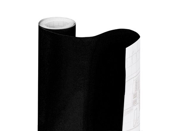 Smart Design Adhesive Shelf Liner- Black