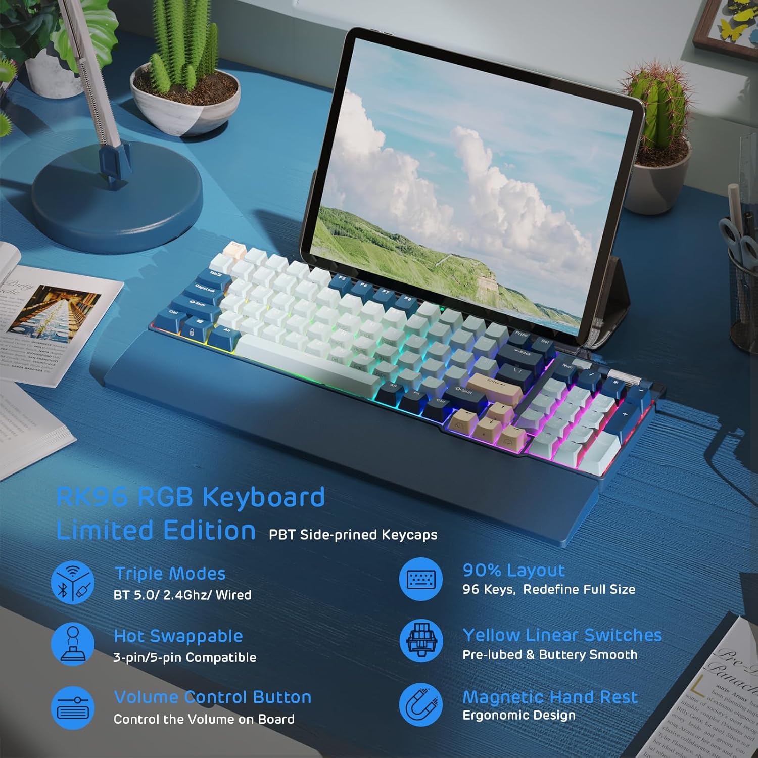 RK96 RGB Limited Wireless Mechanical Keyboard - Gallery 17