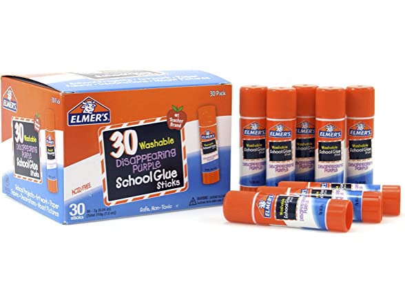 Elmer's Disappearing Purple School Glue Sticks