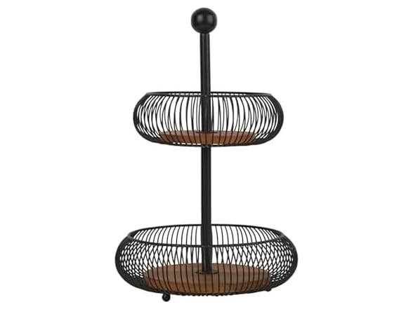 Gourmet Basics by Mikasa Storage Basket, 2 Tier