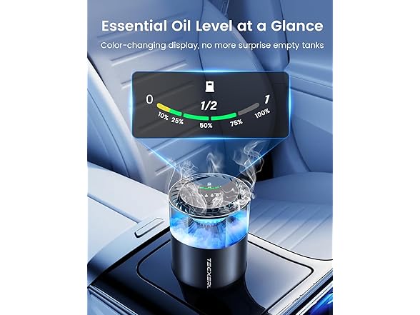Car Diffuser with Smart Spray Modes