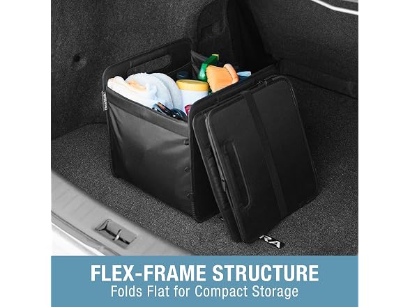 CleverMade Double Trunk Caddy 46L – Collapsible Organizer