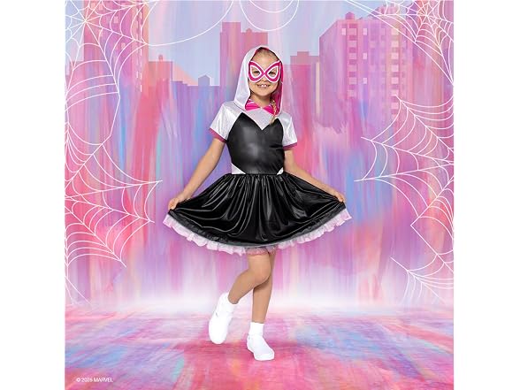 MARVEL Ghost Spider Youth Costume Dress L