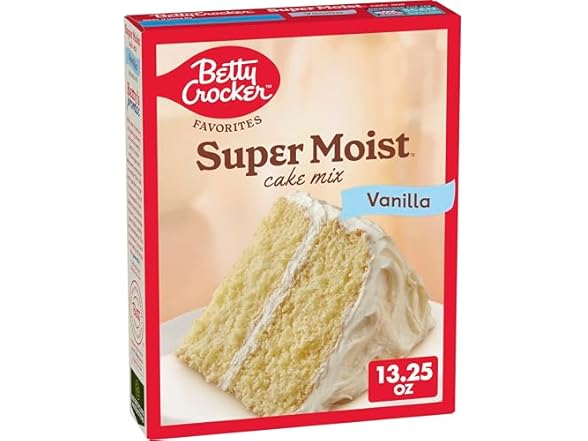 Betty Crocker Vanilla Cake Mix 13.25 oz