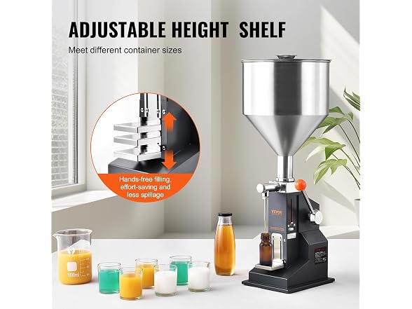 Manual Paste Liquid Filling Machine, 5-100ml