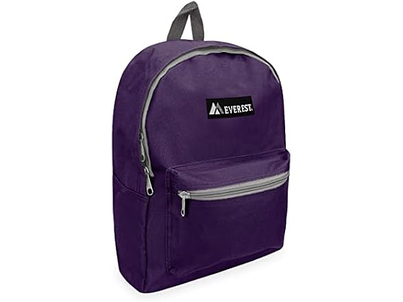 Everest 1045K Basic Backpack, 15", Eggplant Purple
