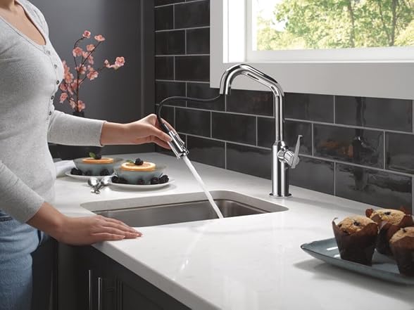 DELTA Delta Cordova Chrome Bar Sink Faucet