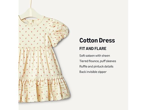 Puff Sleeve Dress (3T - 4T)