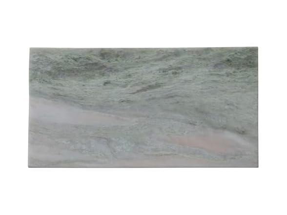 Bloomingville Rectangular Marble Cheese and Serving Board, Green Mélange
