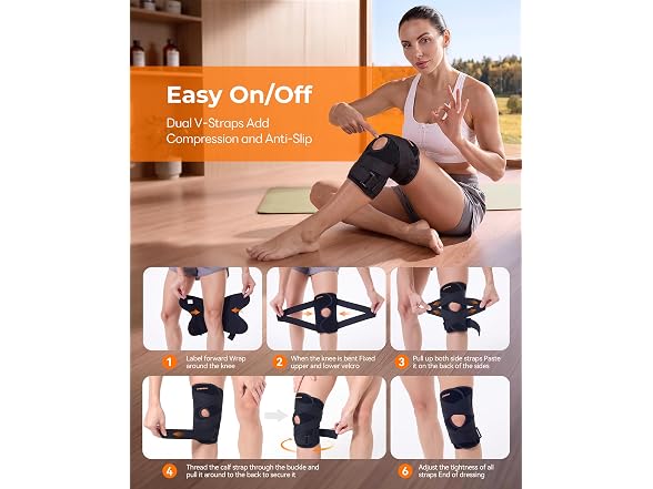 GYMSAX Knee Brace