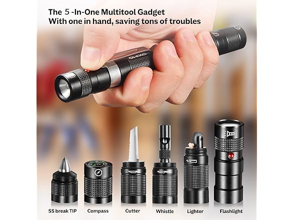 5-in-1 EDC Tactical Survival Tool