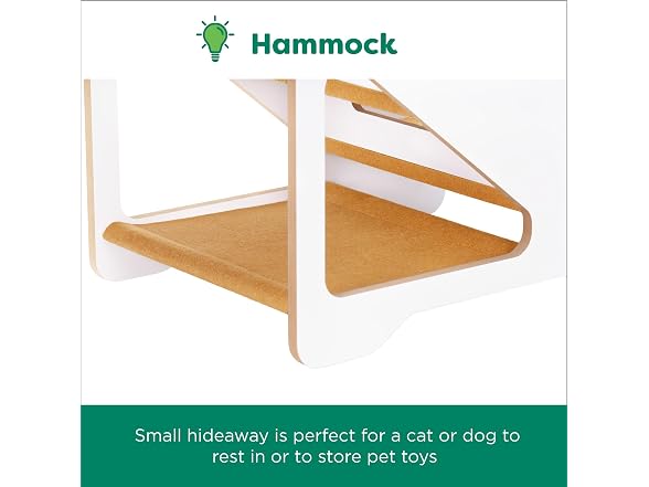 Furhaven Steady Paws 3-Step Pet Stairs, White Tan