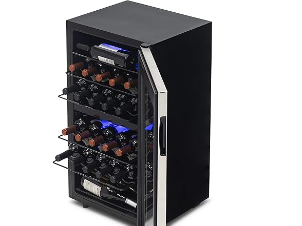 Newair Dual Zone Wine Fridge - 28 Bottles