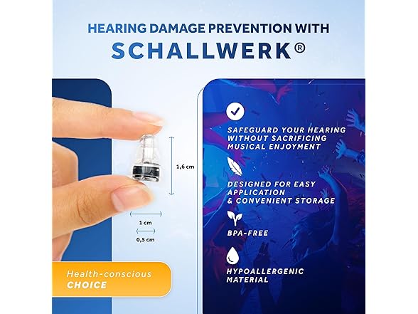 Schallwerk Music+ Concert Ear Plugs