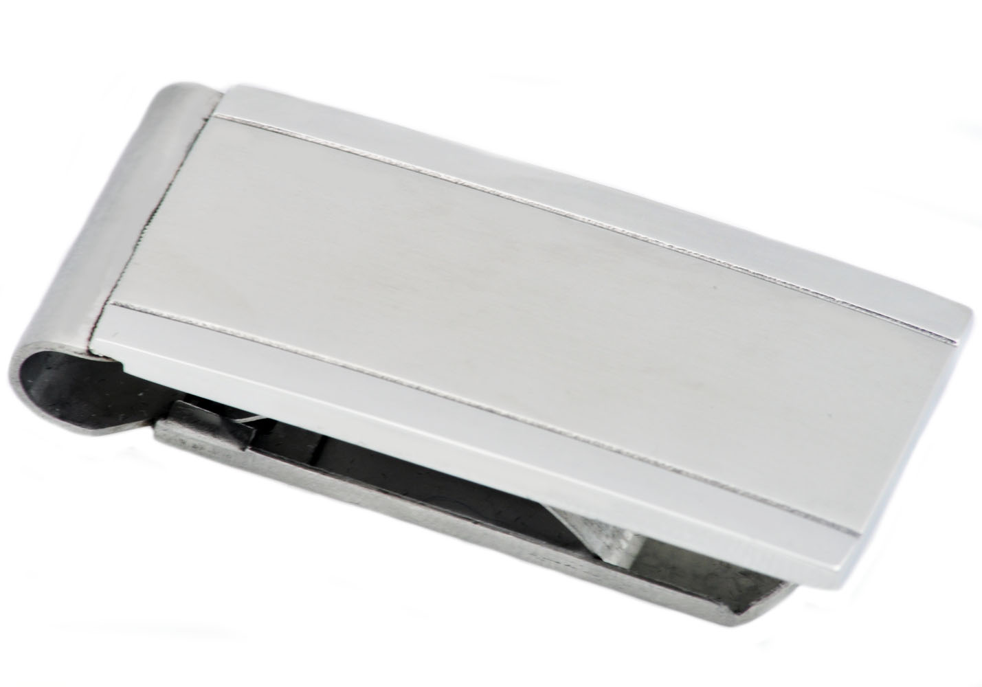 Brushed Stainless Steel Money Clip - Gallery 7
