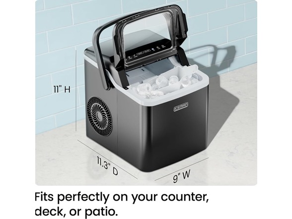 ICEMAN Dual-Size Ice Maker