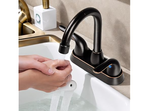 SOKA SOKA Bathroom Sink Faucet Stainless Steel Faucets