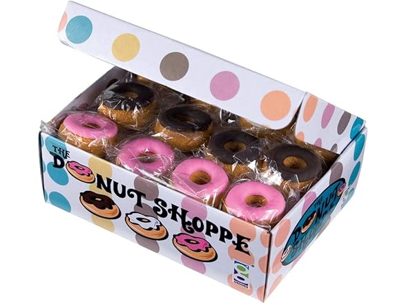 Donut Shoppe Scented Food Erasers (36pc)