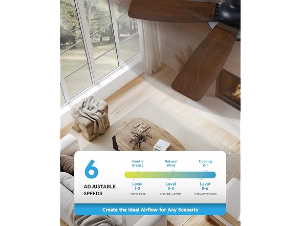 VONLUCE 42in Ceiling Fan Quick Install