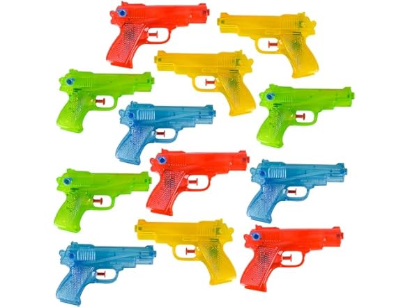 Novelty 6 Inch Water Squirter, Two Per Order