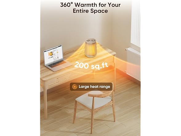 GiveBest Portable Space Heater – 1500W Gold