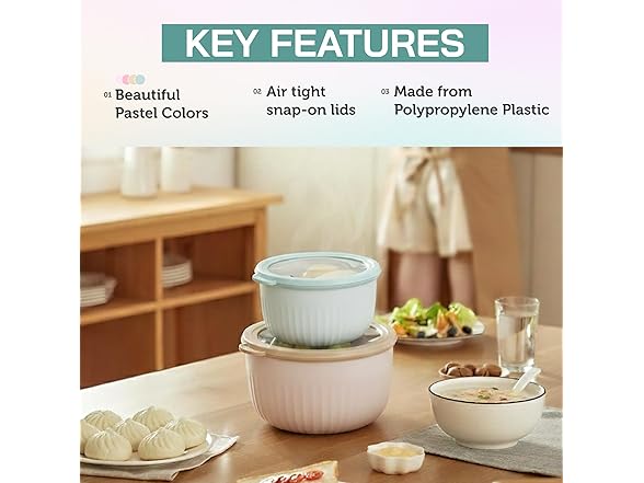 Stackable Round Nesting Bowls