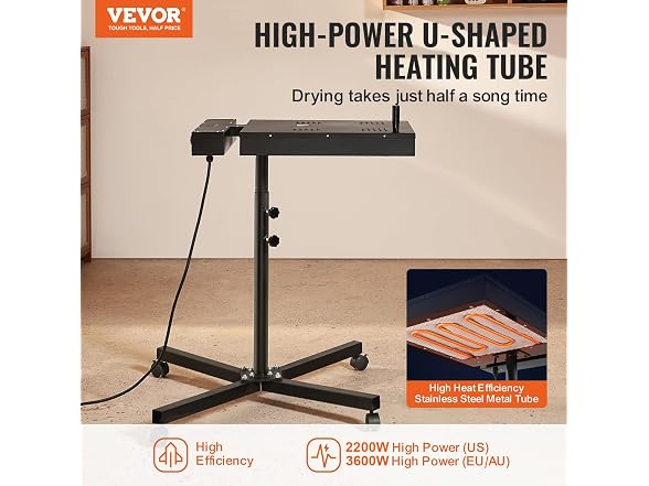 Pro Flash Dryer 18x25 inch, Upgrade 2200W Flash