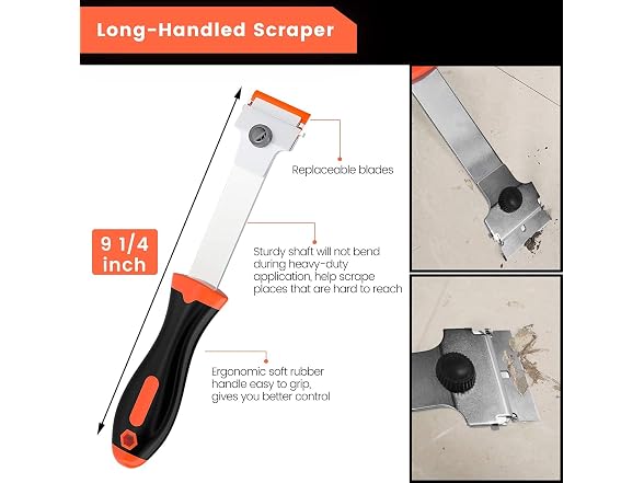 DEKEones APP-Auto-148 (2 Pack) Razor Blade Scraper +