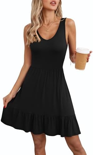 Women's Sleeveless Casual Sundress    