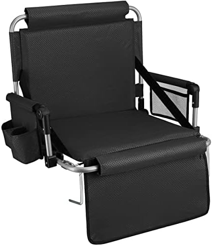 Alpcour Folding Stadium Seat - Black