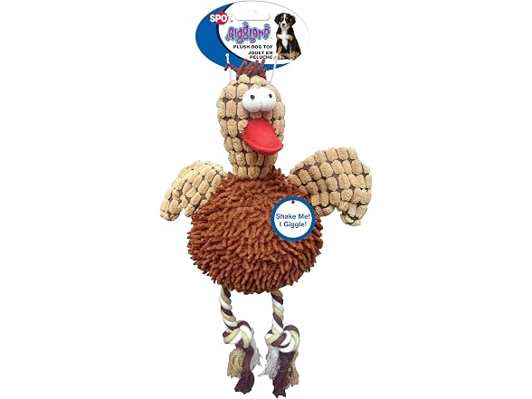 SPOT Gigglers Plush Dog Toy