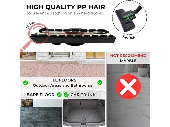 GHAMADE Vacuum Attachments