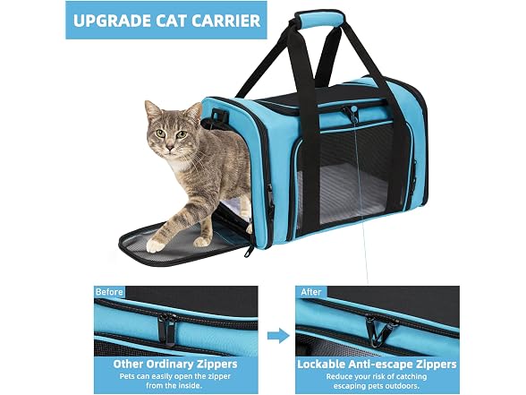 Helcb Pnimaund Pet Carrier Airline Soft Cat Carriers