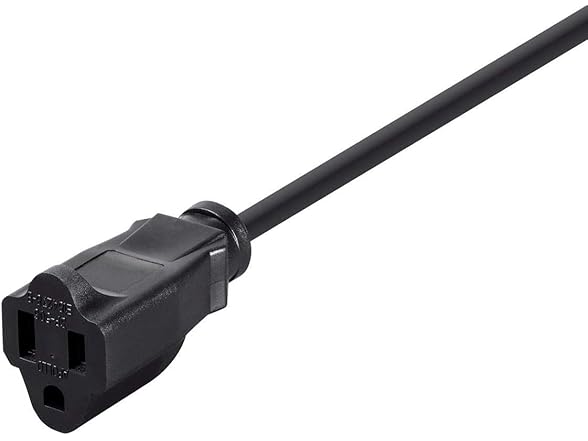 Monoprice 6FT 16AWG Power Extension Cord Cable