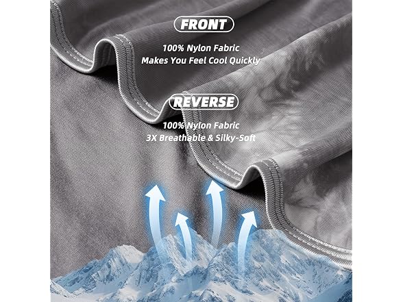 inhand Cooling Blanket Gray