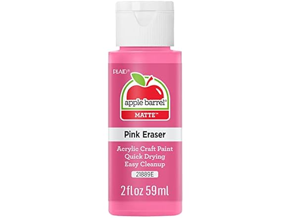 Apple Barrel Paint, Pink Eraser