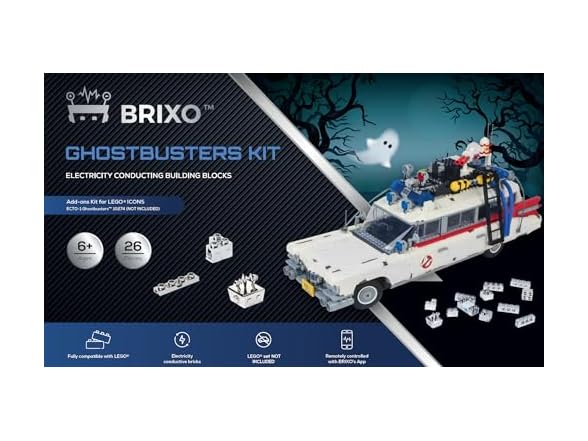 Brixo Building Bricks Ghostbusters Car Kit