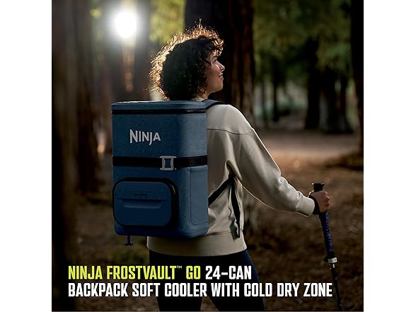 Ninja Ninja Backpack Cooler | FrostVault Go 24 Can