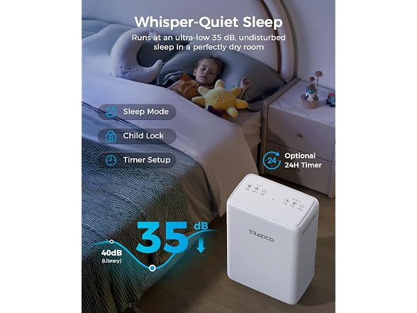 Trazico 30Pint Dehumidifier