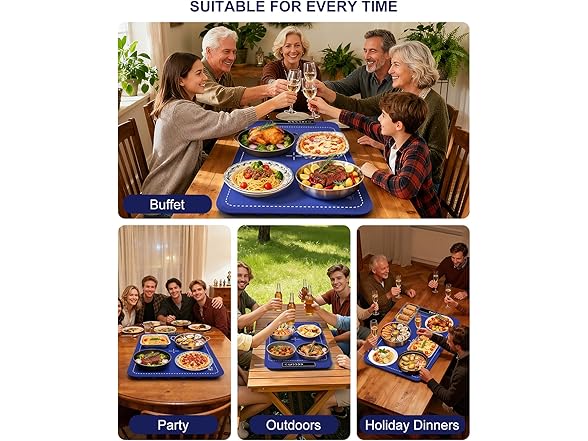 Puflat Warming Mat for Food