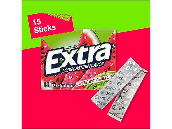 Extra Watermelon Gum 150ct