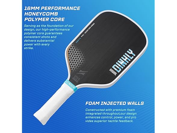 Dinkly Radial Pro Pickleball Paddle