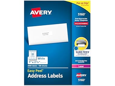 $18.99, Was $26.88, 29% Off! Avery Easy Peel Printable Address Labels dealfomo