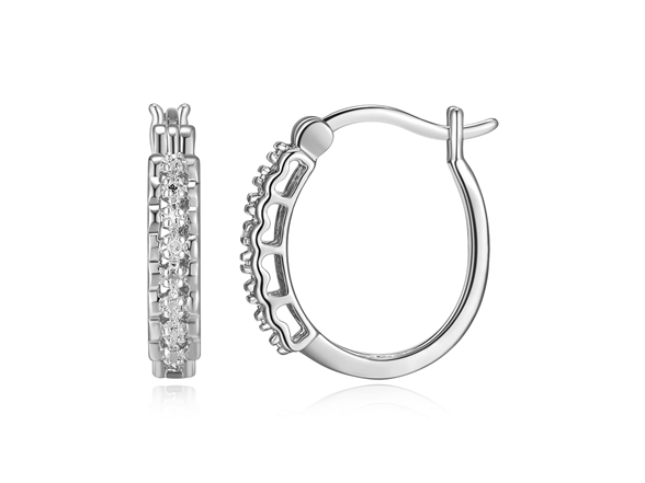 Amazon Essentials Fine Silver Over 18K Earrings