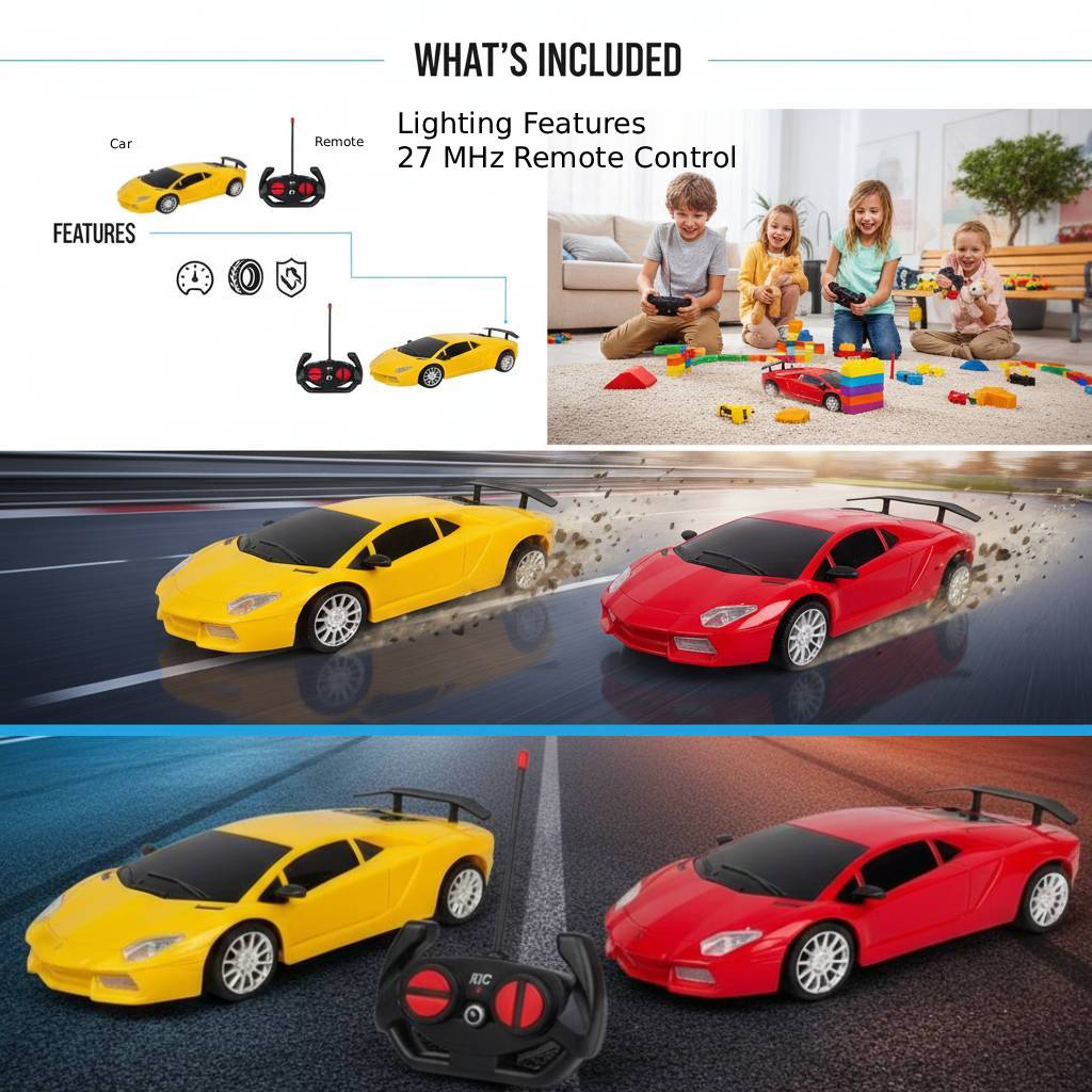 4-Direction RC Toy Car - Gallery 14