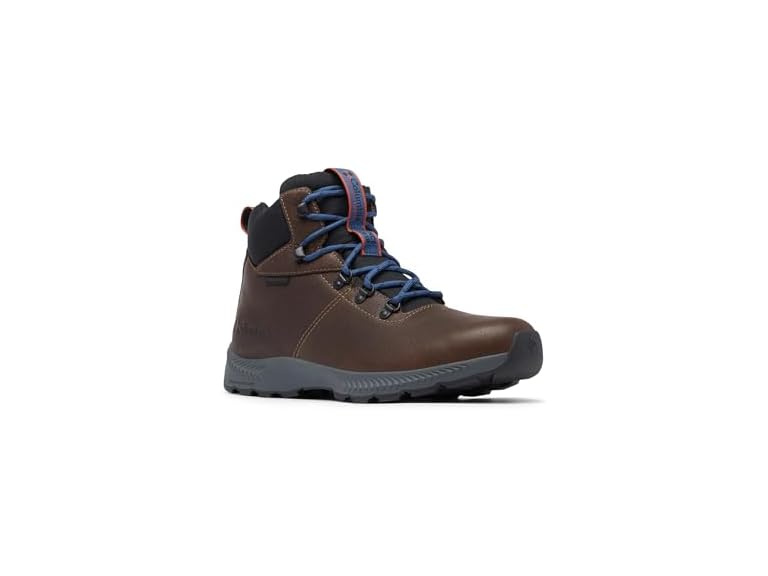Columbia Mens Landroamer Explorer Waterproof Hiking Boot, Espresso II/Warp Red, 7