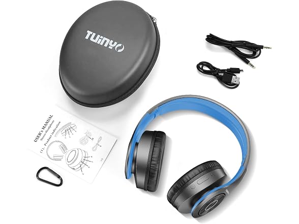 TUINYO BT Headphones Over Ear 40H