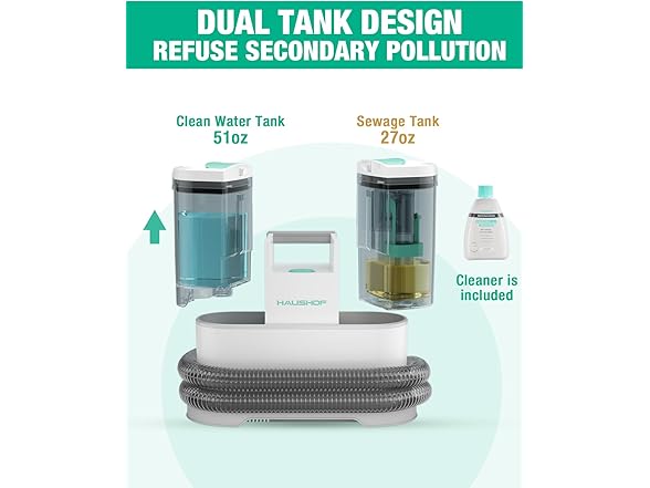 HAUSHOF Portable Carpet Cleaner Pink