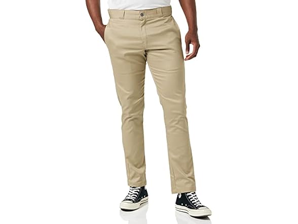 Dickies Men (28W x 32L) Skinny Straight Work Pant