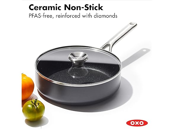 OXO Professional 3QT Saute Pan w/ Lid